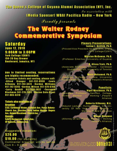 Rodney Walter Symposium