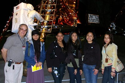Students visting the Cradle of Aviation Museum
