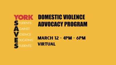 YorkSAVES Domestic Violence Advocacy Workshop
