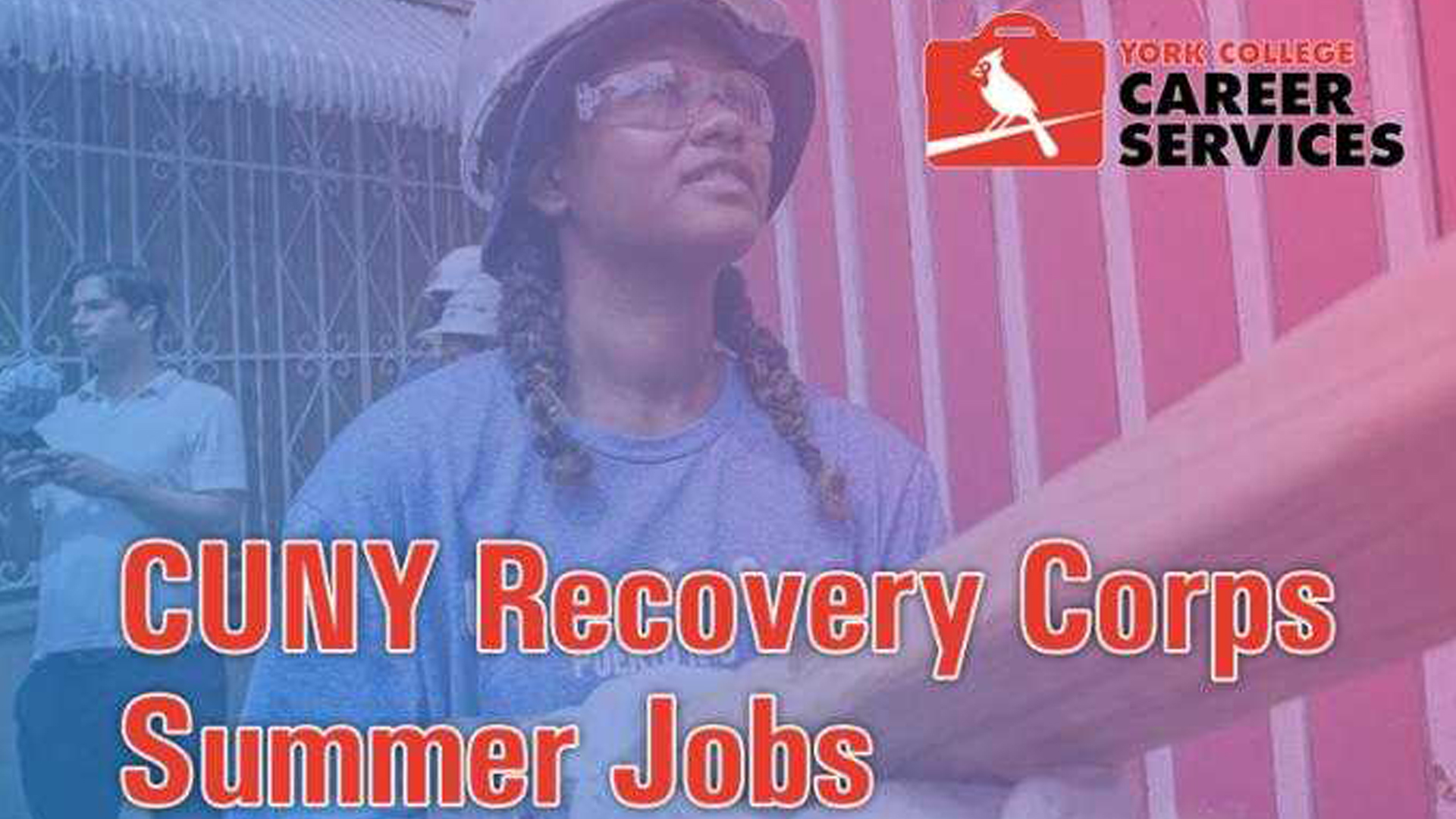 CUNY Recovery Corps Summer Jobs Career Resource Center York College