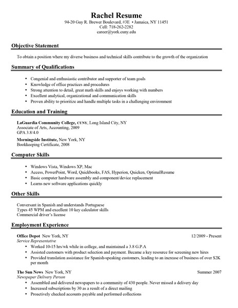 Accounting Office & Administrative Resume Thumb