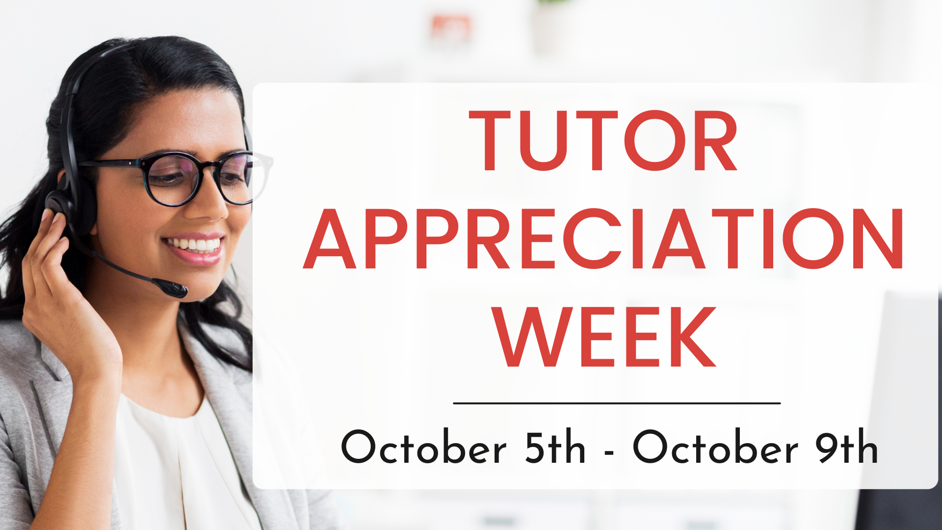 National Tutor Appreciation Week