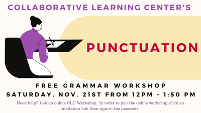 CLC Punctuation Workshop [Fall 2020]