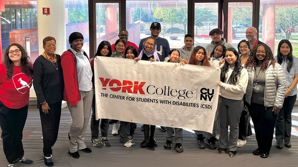 group of CSD students