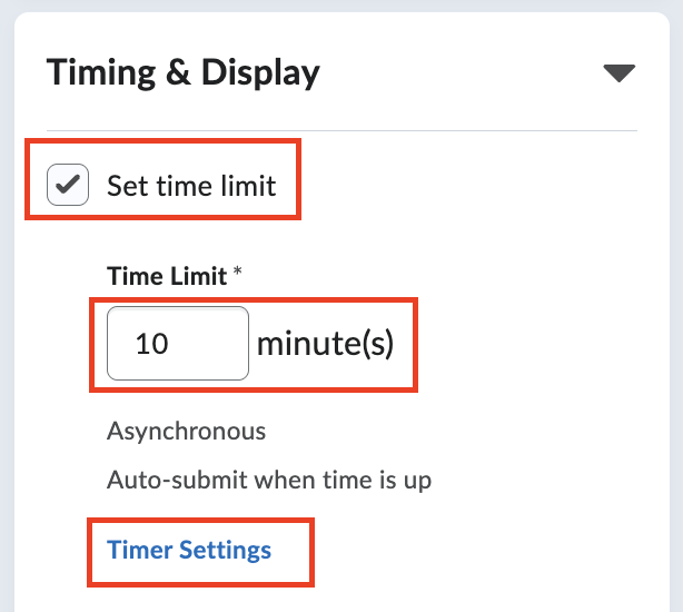 Set timer