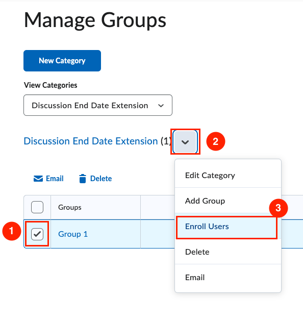 Manage Groups