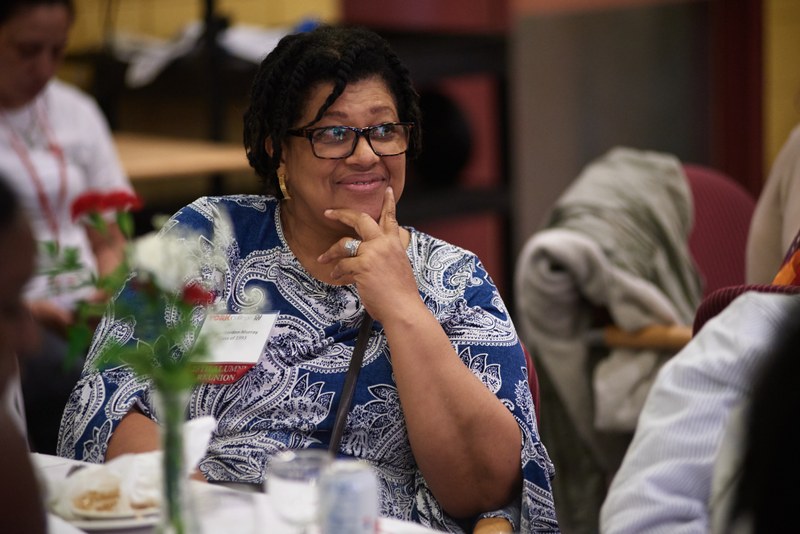 Alumna enjoying program