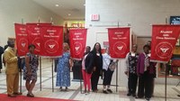 Reunion Alumni lining up for Commencement Processional