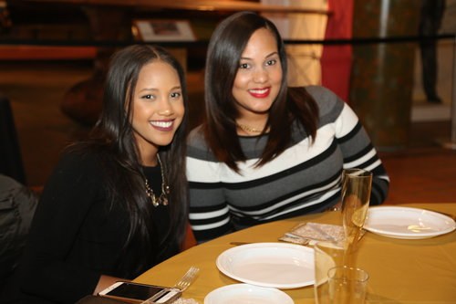 Guests at graduates dinner