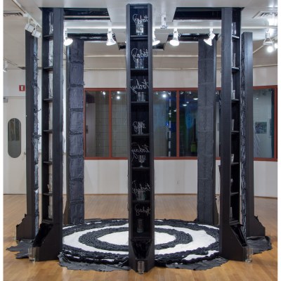 view of Elizabeth Velazquez installation