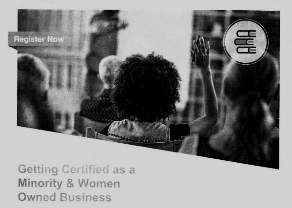 Getting Certified as a Minority & Women Owned Business