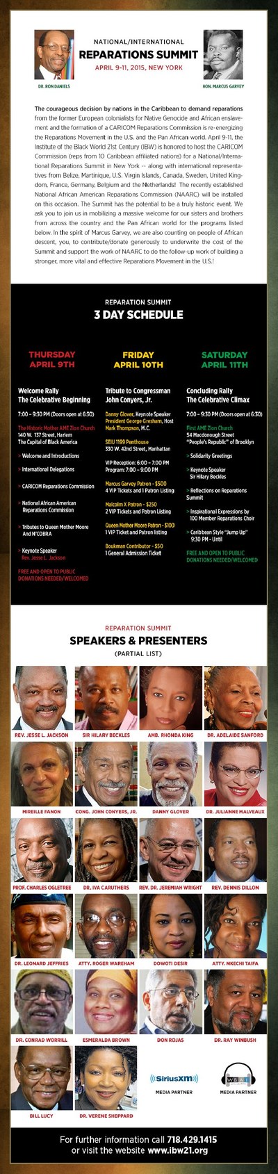 Participation in the Reparations Summit
