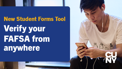 New Student Forms Tool Verify your FAFSA from anywhere
