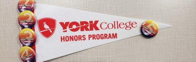 York College Honors Program flag