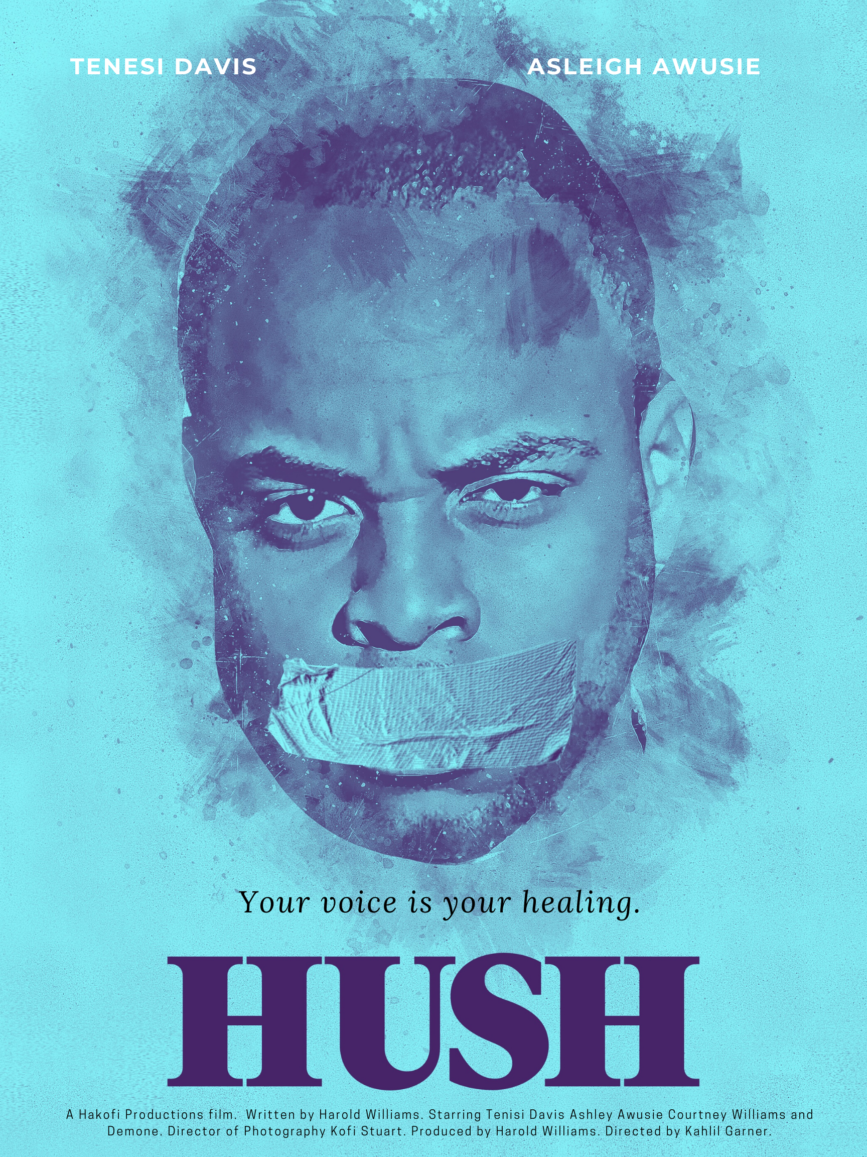 Huxho Rapper Poster Hush Poster - York College / City University of New York - York College