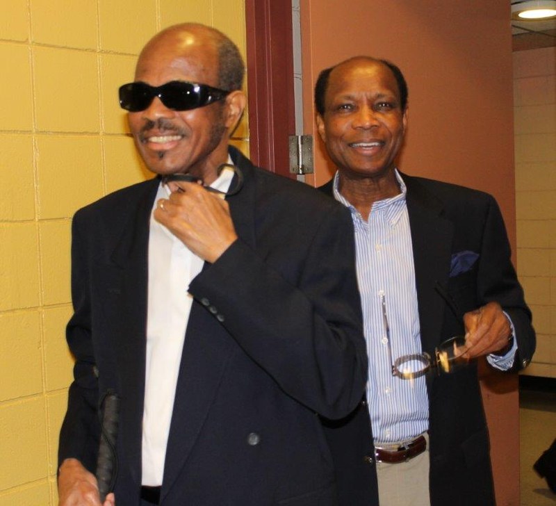 Alums walking into York College class reunion