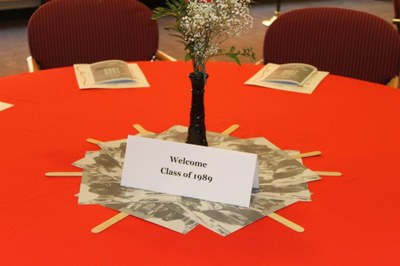 Table for the Alum of class of 1989