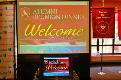 Welcome to the Alumni Reunion Dinner