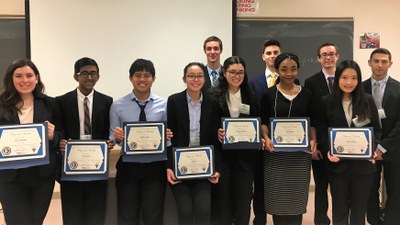 Students Receiving Award