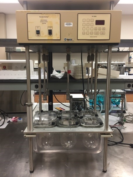 Vanderkamp Six-Spingle 600 Dissolution Tester