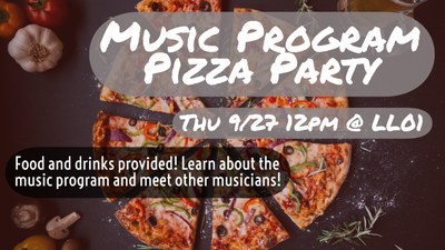 Music program pizza party