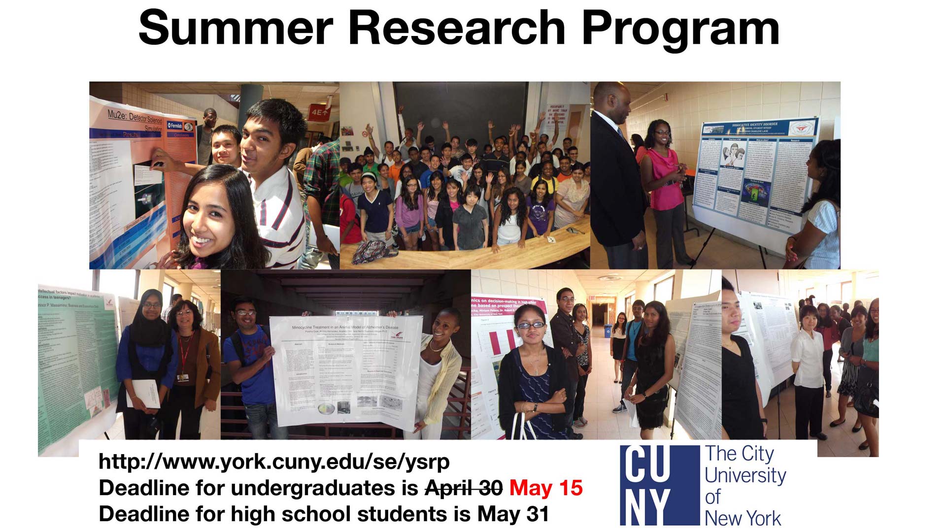 Summer Research Program 2016