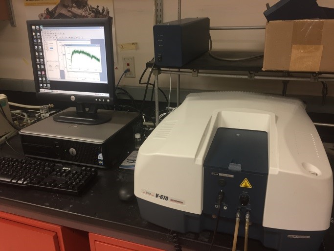 Jasco V-670 UV-Vis Spectrophotometer