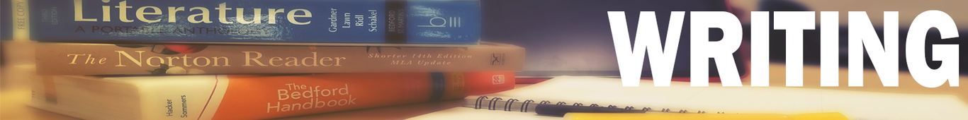 Writing header image
