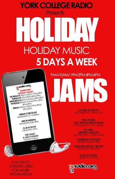 YCradio Holiday Flyer