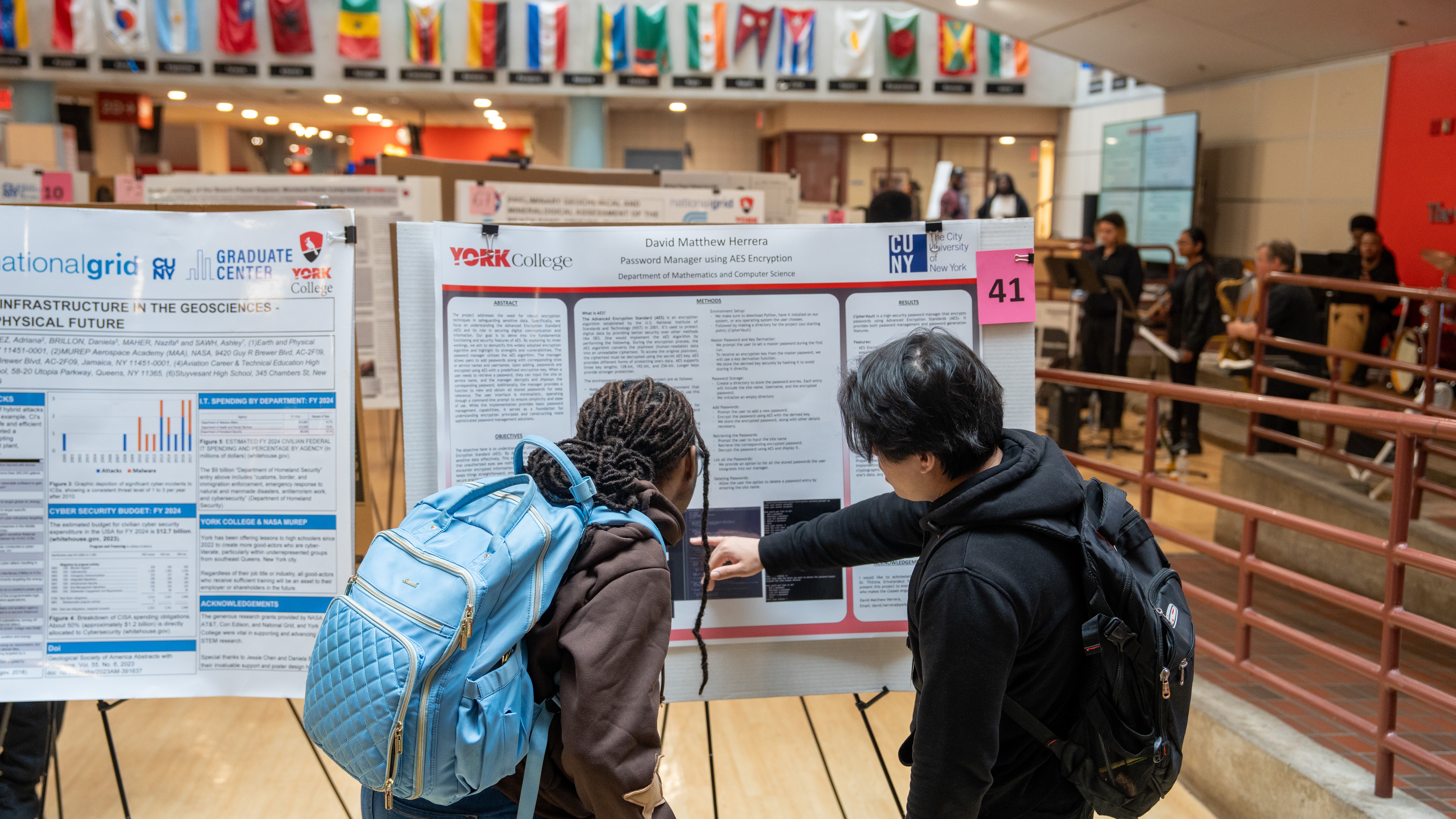 Student Showing research