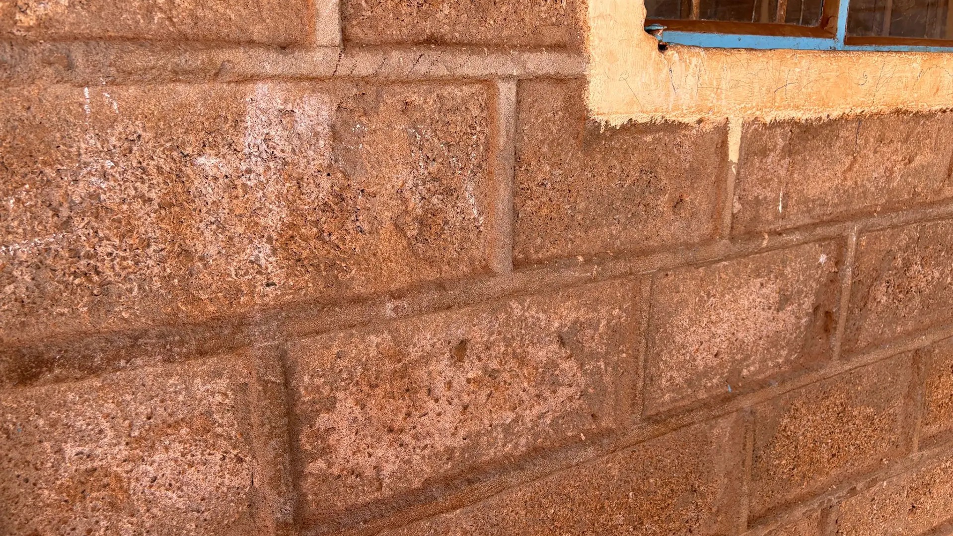 Image of bricks Dr. Sharpe helped to make for work on an elementary school, while volunteering in Nairobi when he was 19.