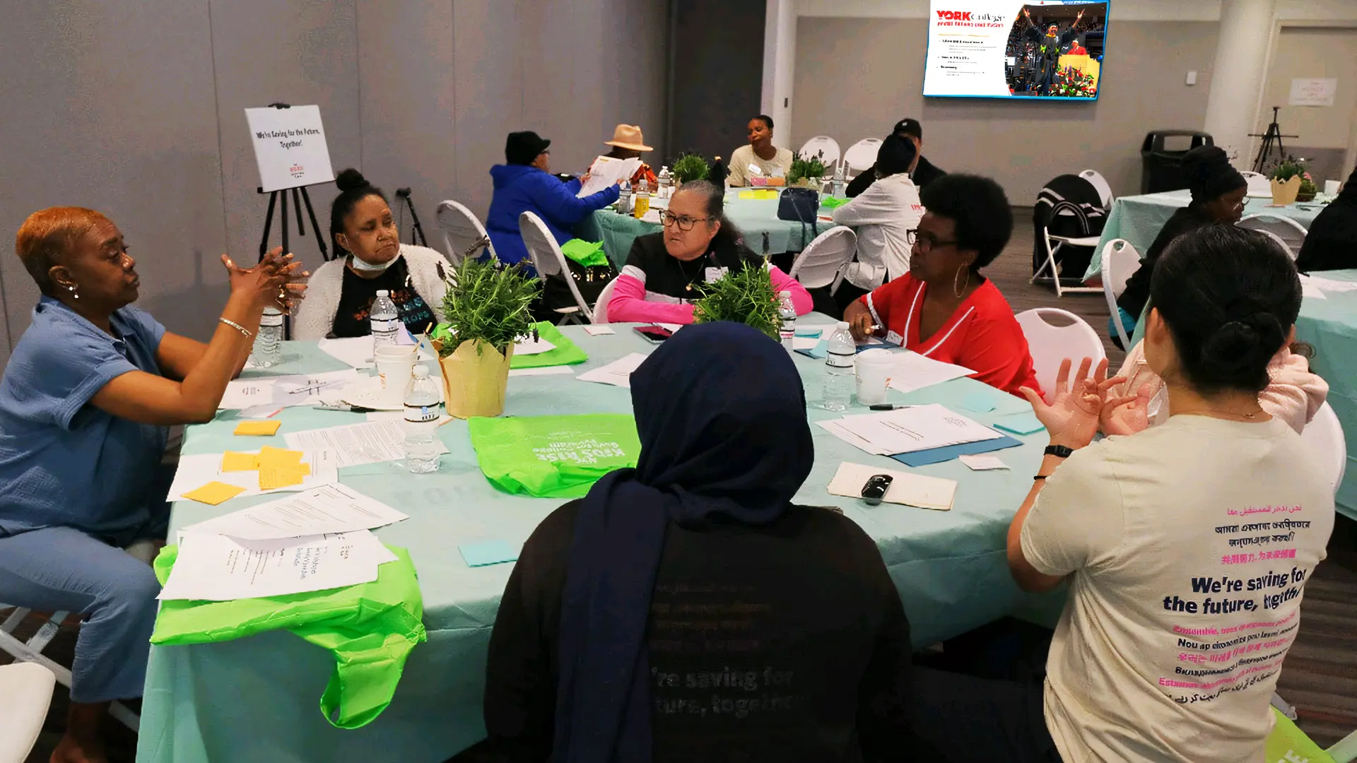 community working together