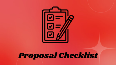 Proposal Checklist