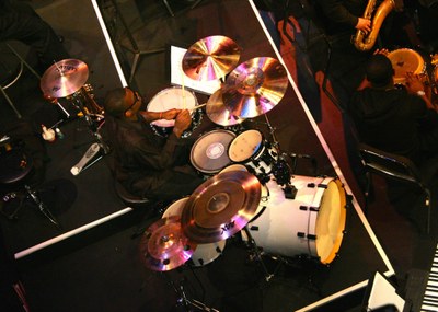 Rhythm section performers in the York College Big Band