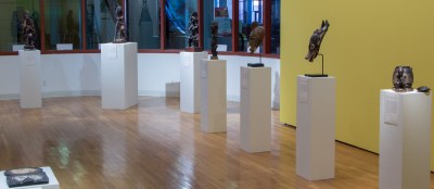 Gallery installation, multiple works