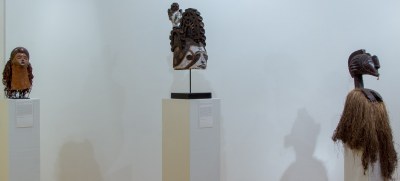 Gallery installation, multiple works