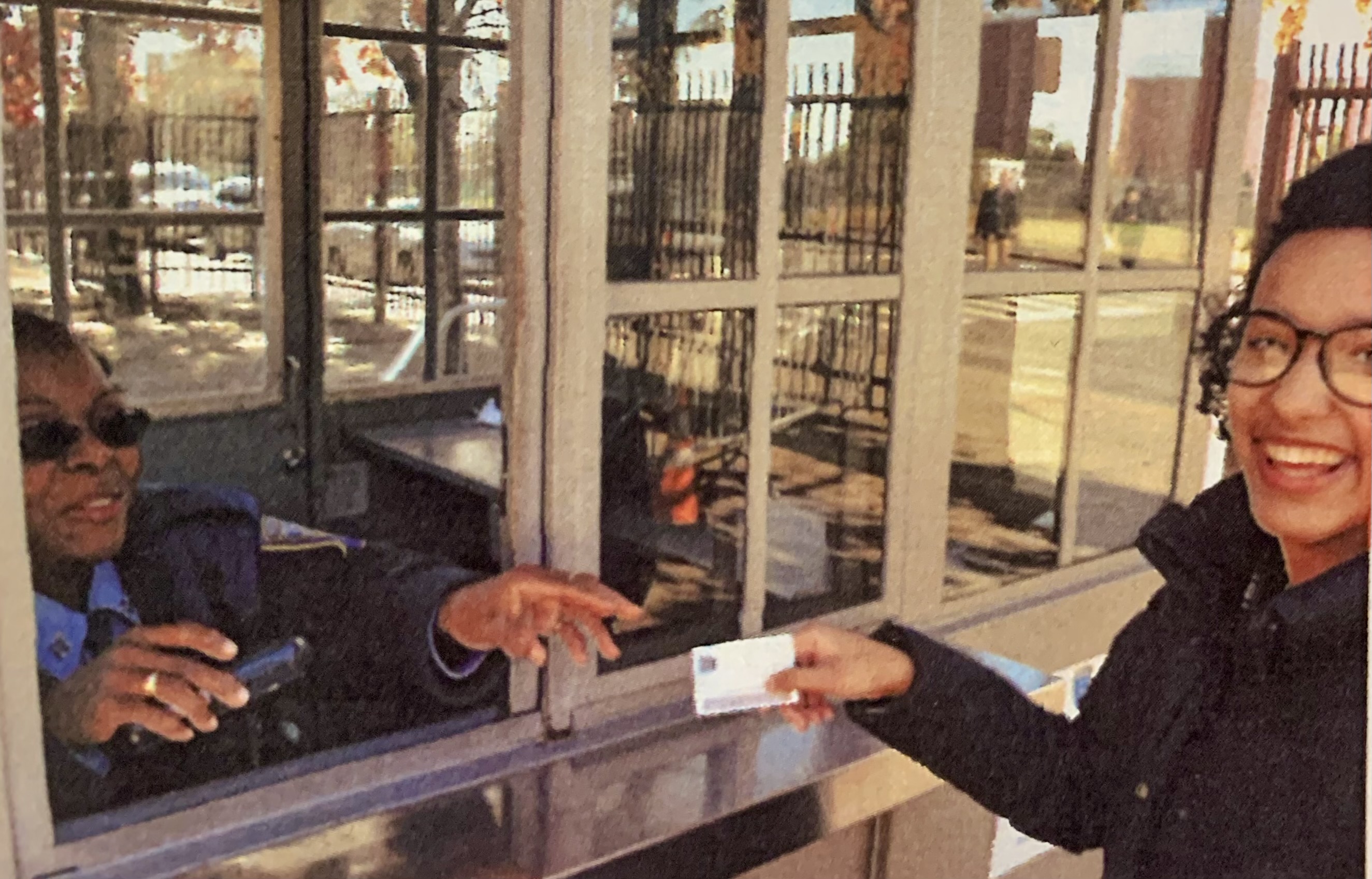 Student Showing ID