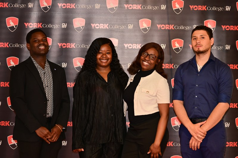 SGA Leaders l. to r.: Akkeem, Aurelie, Faith, and Hector