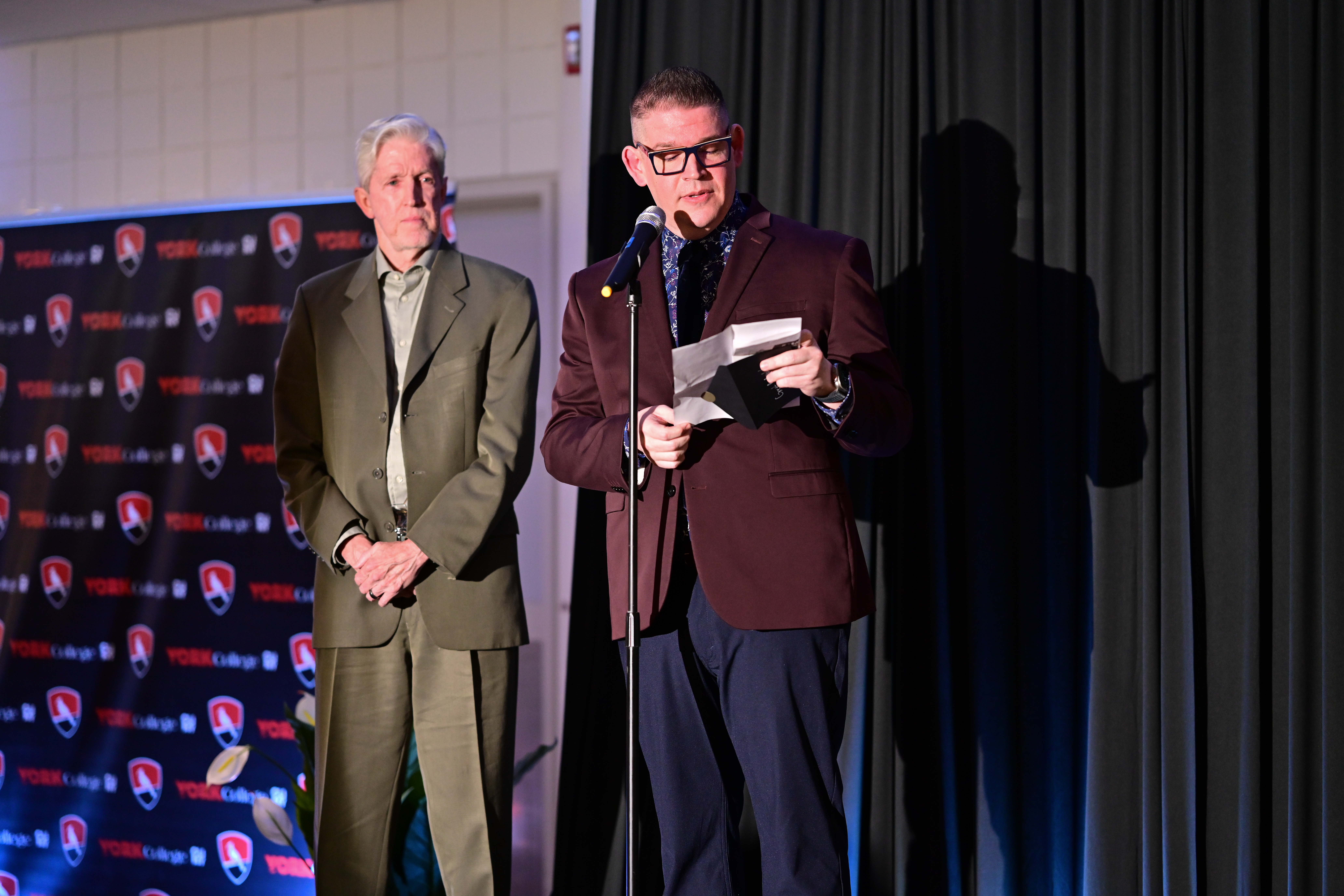 Professor McNickle and Dr. Grosskopf